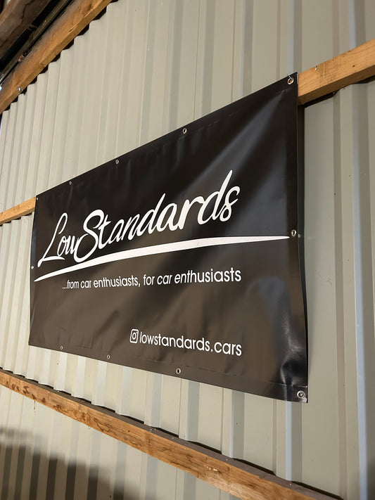 LowStandards Logo Banner 1x2m